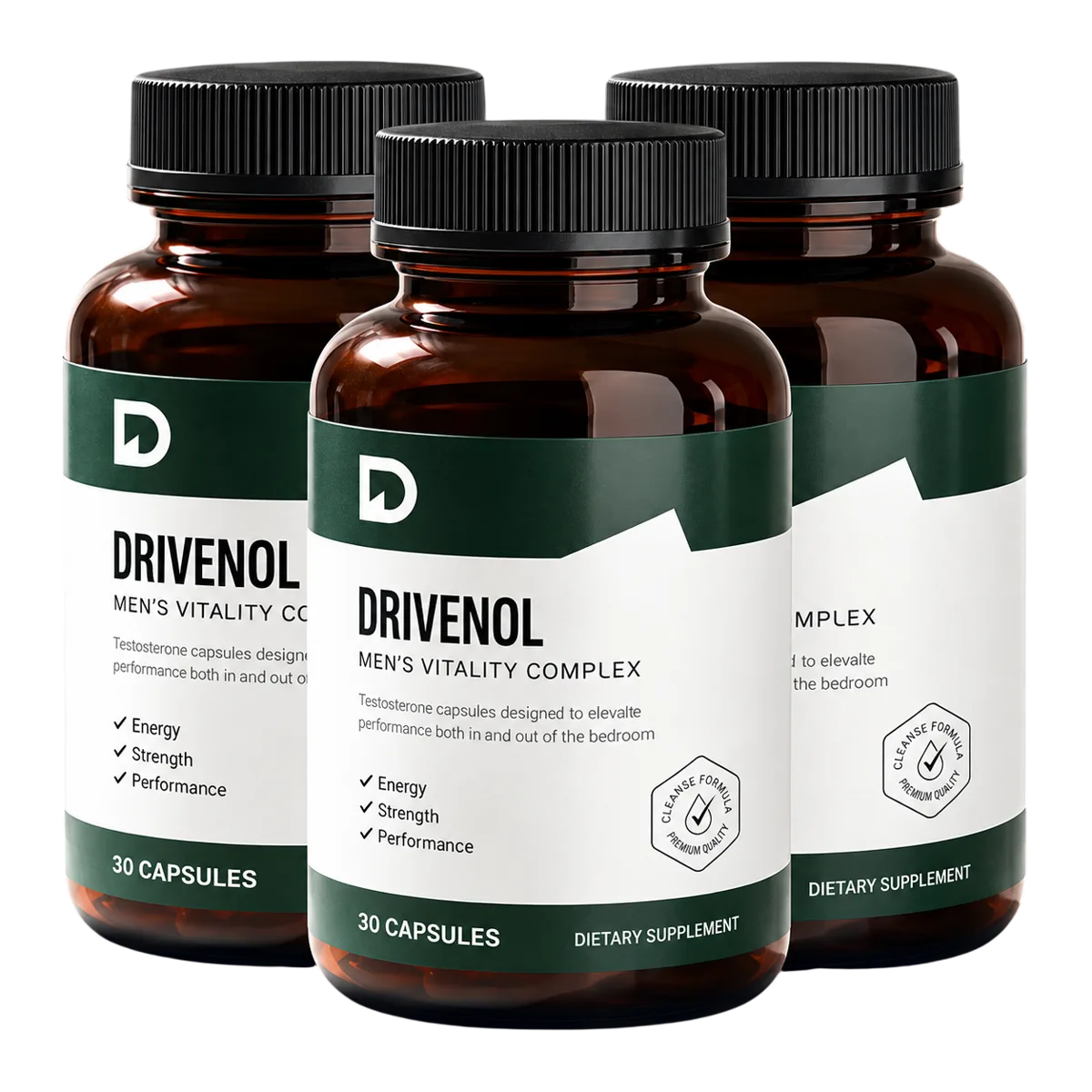 Three bottles of Drivenol, 90-day supply